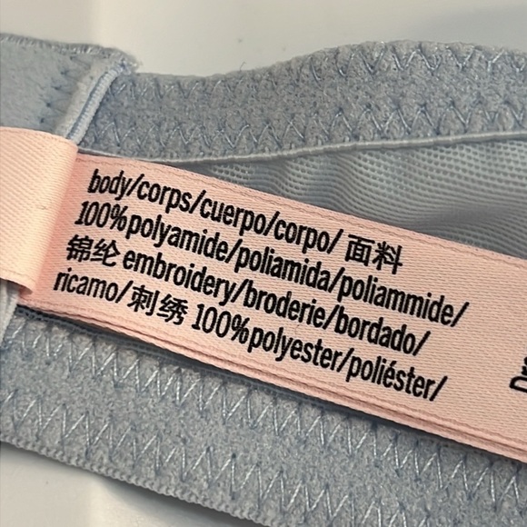 Victoria Secret Bra Size 32DD Blue Lace  Dream Angels Demi Romantic Sexy - Picture 9 of 13